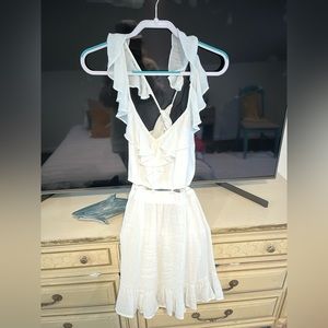 White minkpink dress